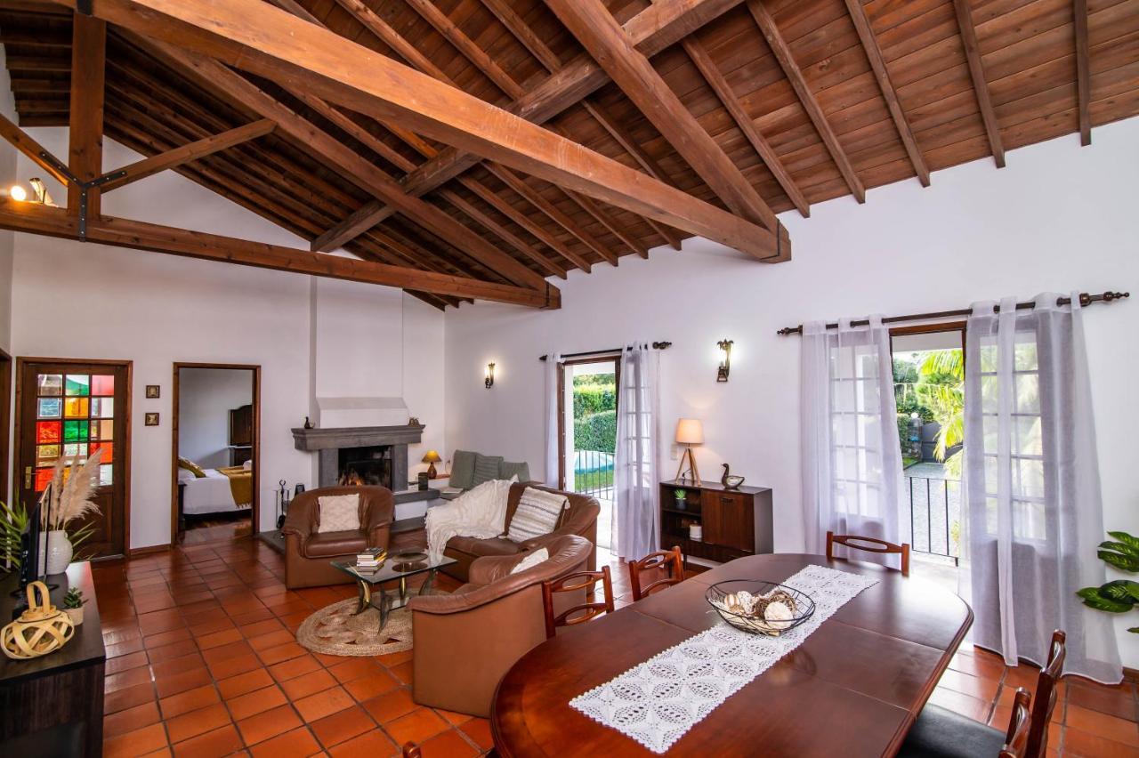 فيلا Casa Do Pinheiro With Shared Swimming Pool São Vicente Ferreira المظهر الخارجي الصورة